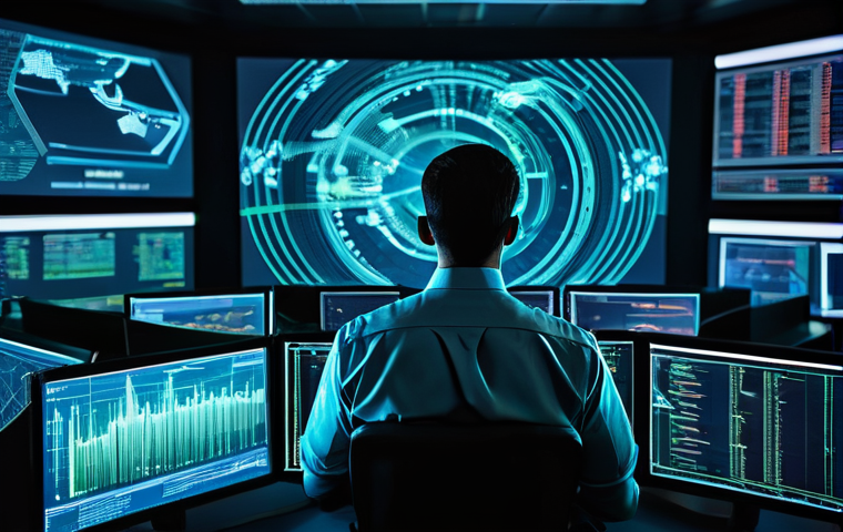 항공보안관리사와 주요 보안 위협 요인 - **Prompt Title: AI-Enhanced Airport Security Screening**
    A highly detailed, photorealistic image...