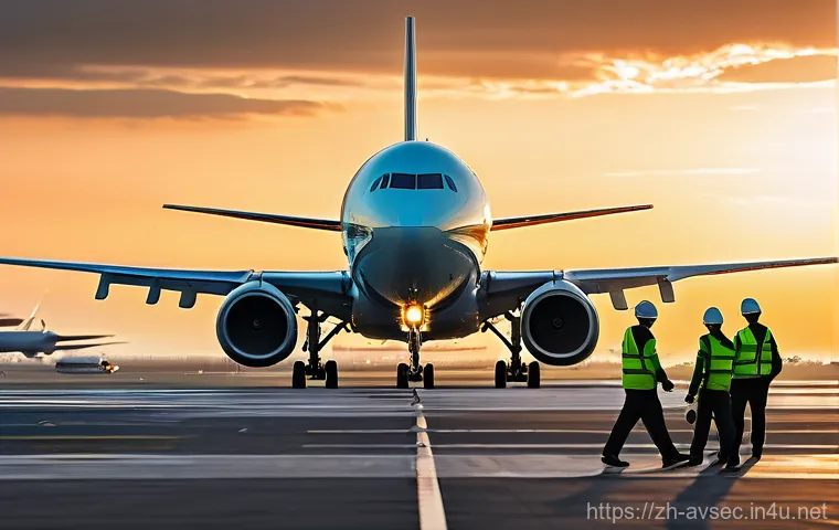 항공보안관리사 실무 프로젝트 사례 - A professional and diverse team of air traffic controllers in a futuristic, sleek digital tower. Lar...