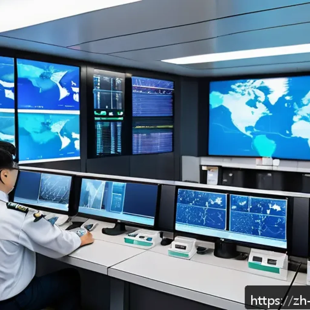 항공보안관리사와 항공사 비상사태 대응 - A highly detailed scene inside an airport security control room, featuring diverse professionals att...