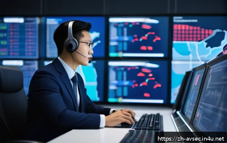 항공보안관리사 자격증 필요성 분석 - A professional aviation safety manager in a modern airport control room, wearing a business suit wit...