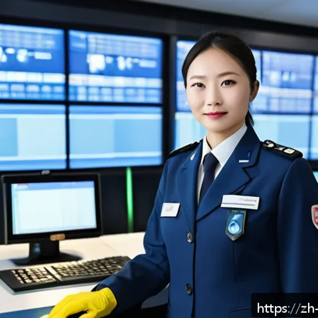 항공보안관리사 관련 법적 책임 - A professional airport security manager in a modern airport control room, wearing a neat security un...